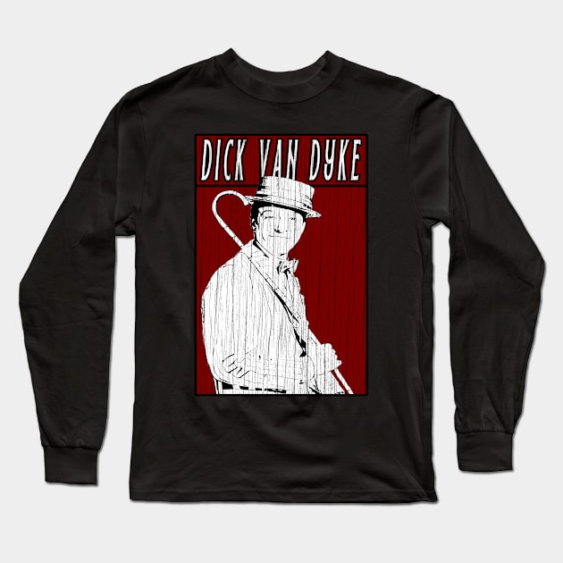 Vintage Retro Dick Van Dyke Long Sleeve T-Shirt by Projectup